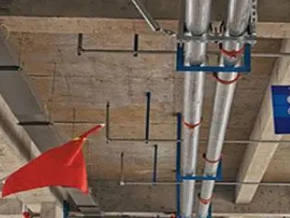 斗门管廊支架的安装方法